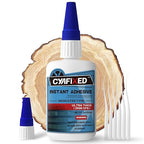 CYAFIXED Professional Grade Cyanoacrylate Super Glue, Ultra Thick Viscosity CA Glue for Woodworking, 2 oz. (56.8 Grams) - Instant Adhesive for Woodworking, Gap Filling, Heavy Duty Wood Bonding