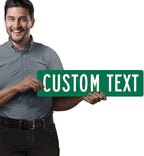 Custom Street Sign, Road/Address Sign, 8 Colors, Reflective Option, Mounting Options, 6x24 Inch, Thick Rust-Free AlumaBond, USA Made by My Sign Center, (Classic)