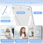 Audab 2Pcs Dry Erase Chore Chart for Kids, Magnetic Checklist Board, My Chores Slider Chart to Do List Board, Routine Reward Chart Schedule Board Task Tracker for Home Refrigerator, Wall, Desk (Blue)