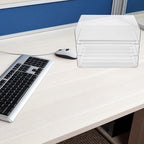 LIGHTAOTAO Stackable Desk Organizer Tray Paper Holder for Office File Storage and Document Sorting Practical Desktop Letter Tray for School and Home Use