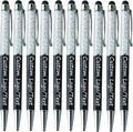 Yucold Customized Pens with Name/Logo - Touch Screen Stylus Ballpoint Pen, Perfect for Weddings, Business & Personalized Gifts (Black,100)