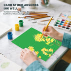 Cardstock 8.5 X 11, 40 Sheets,Christmas Green Card Stock, 65lb/ 180gsm,Dark Green Copy and Printer Paper For Art, Drawing, Invitations, DIY Cards, Craft, Construction, School & Office Supplies