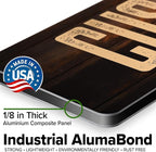 Custom Sign, Custom Street Sign, 11 Font Colors, 13 Font Styles, 4 Hole Options, 22 Sizes, 6x24 Inches, Rust Free DiBound, Fade Resistant, Made in USA by My Sign Center (Vintage Wood)