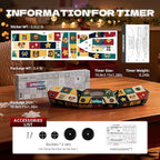 Professional Speed Cube Timer,Touch Control Timer with Display,Cube Race Stack Competition a Stocking Stuffers for Boys and Girls
