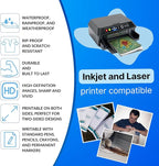 Terraslate Waterproof Paper - Hydronote 54lb Multipurpose Copy Paper 8.5” x 11”, Bulk White Paper, 2000 Sheets Inkjet Printer and Laser Printer Paper Compatible - Weather/Rain Proof, Durable