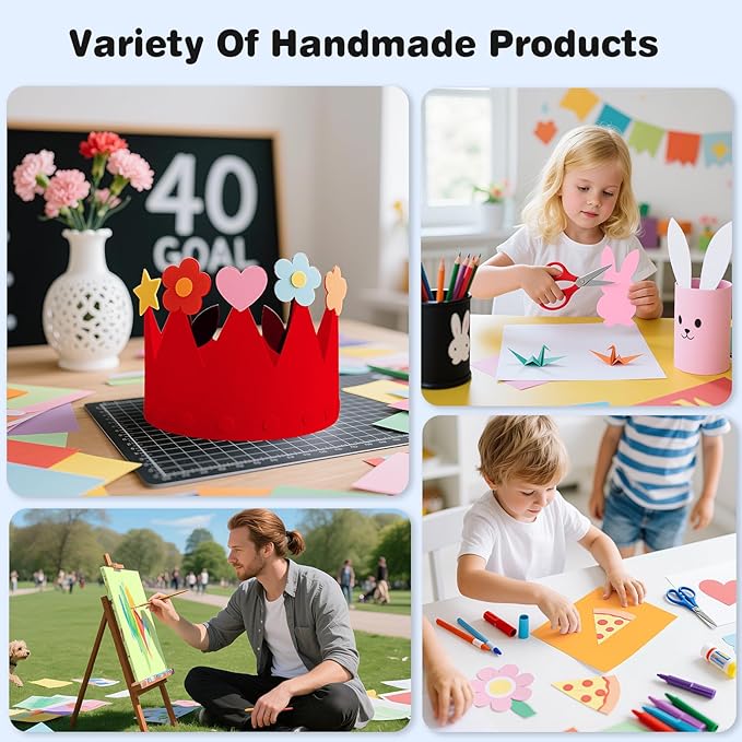 Cardstock Paper, 5 Colors Colored Cardstock 8.5x11, 120 Sheets Card Stock, 200GSM Thick Printer Paper 8.5x11, Colored Card Stock Paper for Greeting Cards, DIY Cards, Wedding Invitation, Postcards