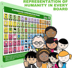 Outdoor Rated Plastic School Playground Communication Board - Weather-Proof Inclusive Communication Aid for Autism & Inclusive Play