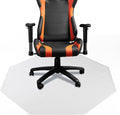 DESKU - Octagon Gaming Chair Mat, Computer and Office Chair Mat for Hard Floors, Clear, 46 Inches x 49.5 Inches, Made in The USA