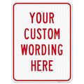 Custom Sign, Personalized Metal Signs, Customize for Office, Business, Workplace, Office, Home, Airbnb, Delivery Signs, 18x24 Inches, 3M EGP Reflective .080 Aluminum, Made in USA