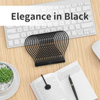 SOOOEC Black Magnetic Cable Ties, 20 Pack 7.2" Magnetic Cord Ties Cute Cloud Design, Silicone Magnetic Ties for Cord Organizer, Black Color.