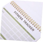VICASKY Fitness Journal Notebook for Daily Training Sturdy Workout Planner Goal Setting 12-Month Fitness Agenda Notepad for Men Women Gym Enthusiasts