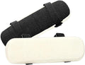 MOSISO Chair Armrest Pads (2 Pack), Memory Foam Home/Office Chair Arm Rest Covers Comfy Computer Gaming Elbow Cushion Removable Washable Elbow Support Forearm Pressure Relief, Beige