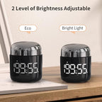 MeesMeek Digital Kitchen Timer,Countdown Countup Timer with Large LED Display Volume Adjustment,Timer for Cooking, Classroom Time for Kids and Teachers. (Silver)