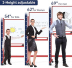 TSJ OFFICE Large Rolling Whiteboard - Dry Erase Magnetic 48 x 32 Inches White Board Height Adjust Double Sides Mobile Portable Easel on Wheels, Dry Erase Board with Stand for Office, Home & Classroom
