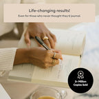 Intelligent Change The Five Minute Journal, Original Daily Gratitude 2025, Reflection & Manifestation for Mindfulness, Undated Daily with Gold Foiling, Plastic-Free, Blue