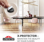 Felt Furniture Pads X-Protector - 48 PCS 1" - Premium Felt Pads Floor Protectors - Furniture Feet Wood Floors Protectors - Prevent Scratches, Annoying Noise & Protect Your Hard Surfaces! (Black)