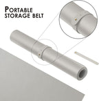 Leather Desk Mat - Small Non-Slip PU Desk Pad for Office and Home - Desk Organization and Accessories - Ideal for Large Mouse Pad and Small Desk Mats on Top of Desks (Silver,23.6"x 13.8")