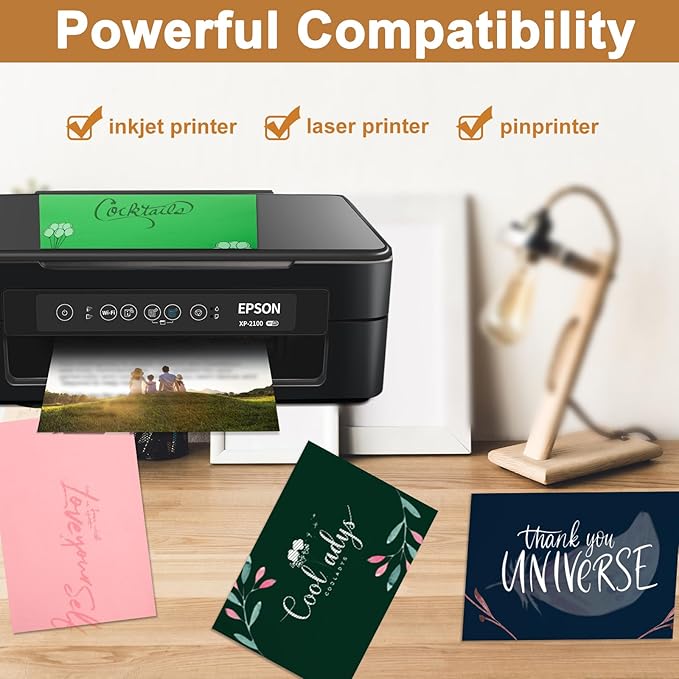 Silunkia 100 Sheets Candy Pink Cardstock 8.5 x 11 Crafting Paper, 200gsm/75lb Premium Christmas Paper Card Stock for Wedding Invitations, Cards Making, Greeting Cards, Girlfriend, Scrapbooking