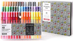 Grabie Acrylic Paint Pens Markers, 48 Colors, 0.7 mm, Extra Fine Tip Drawing Markers, Premium Paint Pens for Painting on Various Surface, Art Supplies