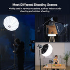SmallRig 110"/9.2ft Photography Light Stand with Boom Arm, Heavy-Duty Aluminum Air-Cushioned Light Tripod Stand with 1/4" Screw for Softbox, Studio, Flash, Ring Light, Camera, 11lbs Max Load, RA-S280A