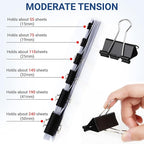 360 PCS Binder Clips Small – Mini Black Metal Paper Clamps, 0.6in/15mm Binder Paper Clips, Binder Clamps Set for Office Home School Supplies