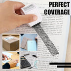 Nezyo 2 Pack Identity Protection Roller Stamp Identity Theft, Confidential, Privacy Roller Stamp Information Blocker and 4 Pack Refill Ink for ID Account Data Address Security(White)