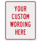 Custom Sign, Personalized Metal Signs, Customize for Office, Business, Workplace, office, Home, Airbnb, Delivery Signs, 24x30 Inches, 3M EGP Reflective .080 Aluminum, Made in USA