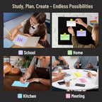 300 Count Colored Index Cards 3 x 5 Inch Ruled Index Cards, Flash Cards College Ruled for School, College, Office and Home Organization, Durable Study To Do List Note Cards with Ruled Lines