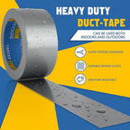 CXYARY 30 Roll Duct Tape Heavy Duty, 2 Inch x 900 Yard, Gray Waterproof Tape Any Weather, No Residue Tape for Strong Repairs, Indoor & Outdoor, Tear by Hand
