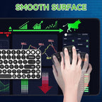 iCasso Day Trading Mouse Pad, Desk Mat, XXL Large Desk Pad, Non-Slip Rubber Base Stock Market Mousepad with Stitched Edges, Big Mouse Mat for Computer(Trading-Cattle)