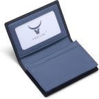 Leather Business Card Case Holder for Men & Women, Italian Calfskin