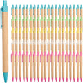 Simply Genius Bulk Retractable Ballpoint Pens - 100 Pack, 1 mm Tip, Black Ink, Multicolor Barrels - Smooth Writing & Comfortable Grip for Office, School & Home