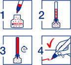 edding 29 Ecoline whiteboardmarker - blauw - 10 whiteboardstiften - beitelpunt 1 - 5 mm - boardmarker uitwisbaar - voor whiteboard, flipchart, magneetbord, prikbord, memobord - sketchnotes - navulbaar