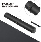 Leather Desk Mat - Non-Slip PU Desk Pad for Office Home - Organization Accessory - Ideal for Large Mouse Pads (Black,31.5"x 15.7")
