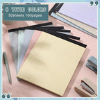 Fuutreo 8 Pcs 8.5'' x 11'' Colored Legal Pad Writing Pads Narrow Ruled 50 Sheets Per Notepad Perforated Writing Notepad Office Supplies for College Office Business (Aesthetic Color)