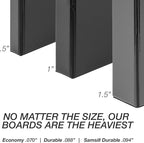 Samsill Durable .5 Inch Binder, Made in the USA, Round Ring Customizable Clear View Binder, Black, 24 Pack (MP248410)