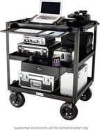 PROAIM Bowado 36" Video Camera Production Cart for Photographer, Videographer & Filmmaker. Payload up to 200kg/440lb. Collapsed Design (CT-BWDO-36)