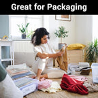 Svaldo T Shirt Bags 3 Mil Thick, 5 Sizes 12x16" 10x13" 8x10" 12x8" 10x7" Pack of 25, Resealable Zip Packaging Poly Bags Durable for Business Packing Shipping Travel, Frosted, with Vent Hole