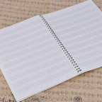 10 Pcs Music Notebook,Music Staff Notebook,50 Sheets/100 Pages Blank Sheet Music Notebook,Music Manuscript Paper,Manuscript Paper Notebook,Spiral NotebookMusic Writing Composition Notebook (10 Pcs Piano Keyboard Black)