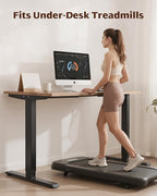 TOPSKY Dual Motor Electric Adjustable Standing for up to 70.8”x31.5” Table Tops, 225 lbs Weight Capacity, Computer Desk for Home and Office (Black Frame only)