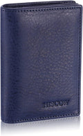Leather Business Card Case Holder for Men & Women, Italian Calfskin