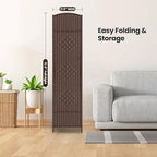 Cocosica 6 Panel Room Divider,6Ft Folding Privacy Screen,Tall - Extra Wide Foldable Panel Partition Wall Divider with Diamond Double-Weaved Hand-Woven Design Room Screen Divider