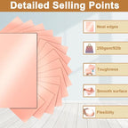 Silunkia 120 Sheets Candy Pink Shimmer Cardstock 8.5 x 11 Metallic Paper, 92lb Heavyweight Craft Paper Card Stock for DIY Cards Making, Birthday Decorations, Invitations, Thank You Cards