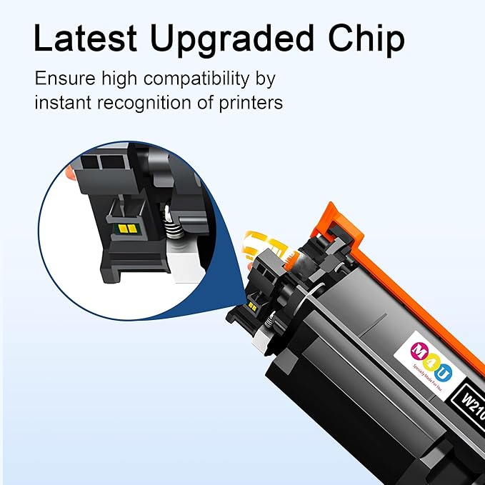 210X Black Toner Cartridges High Yield(with Chip) Replacement for 210A 210X W2100X Toner Cartridge, Fitting for Color Pro MFP 4301fdw 4301dn 4301dw, Pro 4201dw 4201dn(2 Pack Black)