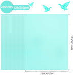 25 Sheets Sky Blue Cardstock - 8.5'' x 11'' Double-sided Cover Pastel Paper 92lb/250gsm Heavyweight Printer Paper for Wedding Invitations Menus Art Crafts Scrapbooking Party Décor UAP13SB