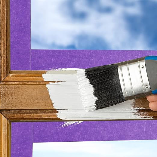 KIWIHUB Purple Painters Tape,1" x 60 Yards x 5 Rolls (300 Yards Total) - 14 Day Easy Removal Decorative Masking Tape for Painting,Labeling,DIY Crafting,Decoration and School Projects
