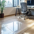Chair Mat for Hardwood Floor, 1/5" Thick 48x36 inches Floor Mat Protector for Office Chair, Clear Thicken Pattern Rectangle Floors Protector