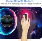 Naukay Gaming Mouse Pad, 31.5x15.7 inch Large Extended Computer Keyboard Mouse Mat, Water Resist Non-Slip Mousepad Rubber Base Long XXL Gaming Mousepad for Work, Office & Home, Space