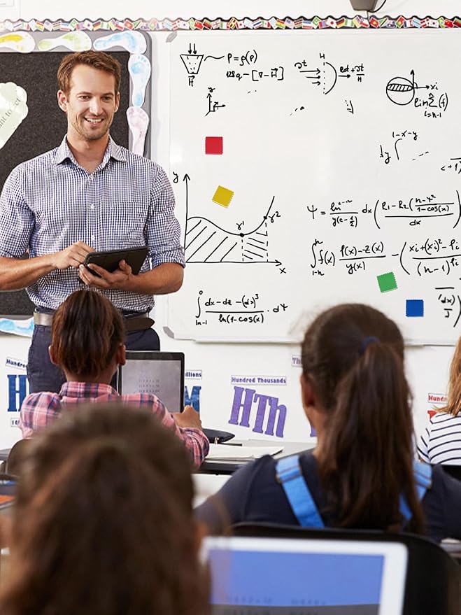 24 pcs Strong Magnetic Whiteboard Eraser - Mini Dry Erase Erasers, Small Chalkboard Cleansers Wiper for Kids and Teachers Classroom Must Haves School Supply Home and Office, Wave Shaped