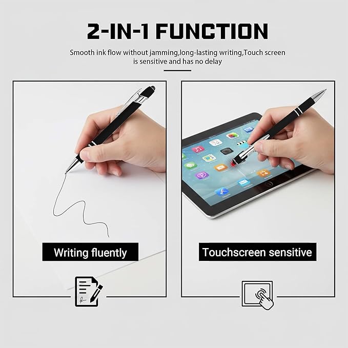 CRME 10pcs Funny Inspirational Pens Set Stylus Pens Design Smooth Writing Lightweight and Portable Fashion Gift Pen Suitable for Giving to Friends,Family,or Girls Motivational Gifts